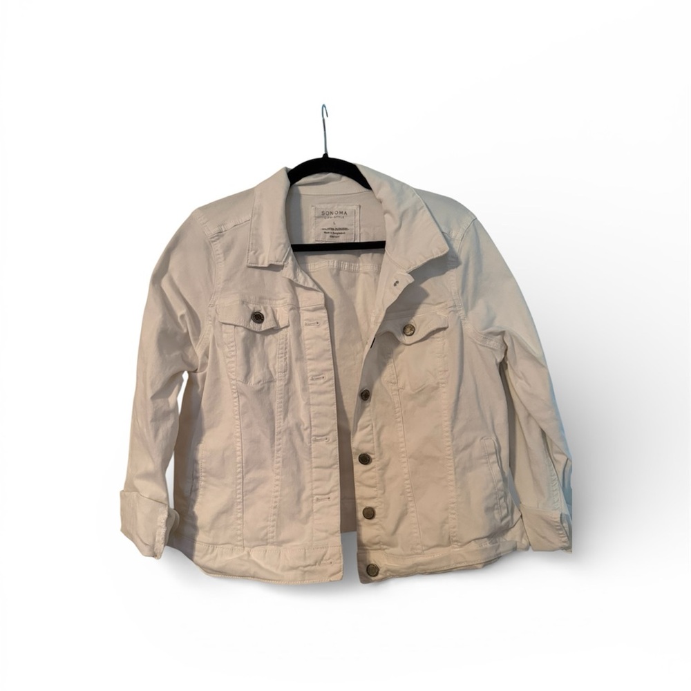 Sonoma white lightweight jean jacket